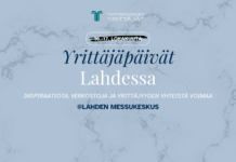 Valtakunnalliset Yrittäjäpäivät Lahdessa 16.–17.10.2026