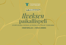 Tammerkosken Yrittäjät Ilveksen paikallisotteluun 13.11.2026